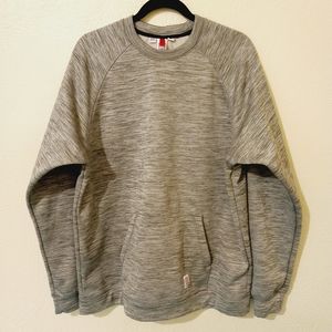 Topo Designs Mountain Sweatshirt Crew Sweater Fleece Pullover Slim Fit XL USA